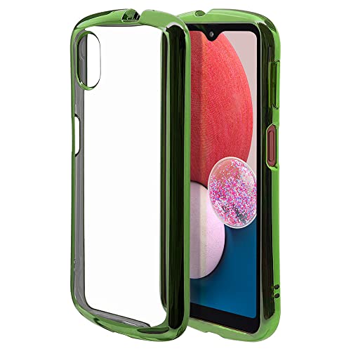 ラスタバナナ ケース カバー Galaxy A23 5G SC-56C SCG18 専用 ソフトケース TPU 耐衝撃吸収 強い クリア 透明 2.7mm メタルフレーム CURVE グリーン ギャラクシー A23 5G スマホケース 7311GA23TP