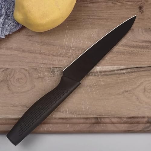 DEPOFF 3 Piece Kitchen Knife Set, Black - Image 5