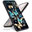 Gold Blue Butterfly -119