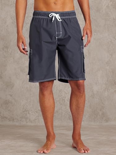 Kanu Surf Men's Barracuda Swim Trunks (Regular & Extended Sizes)