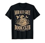 Morally Grey Book Club Skeleton Funny Books Lover Bookworm T-Shirt