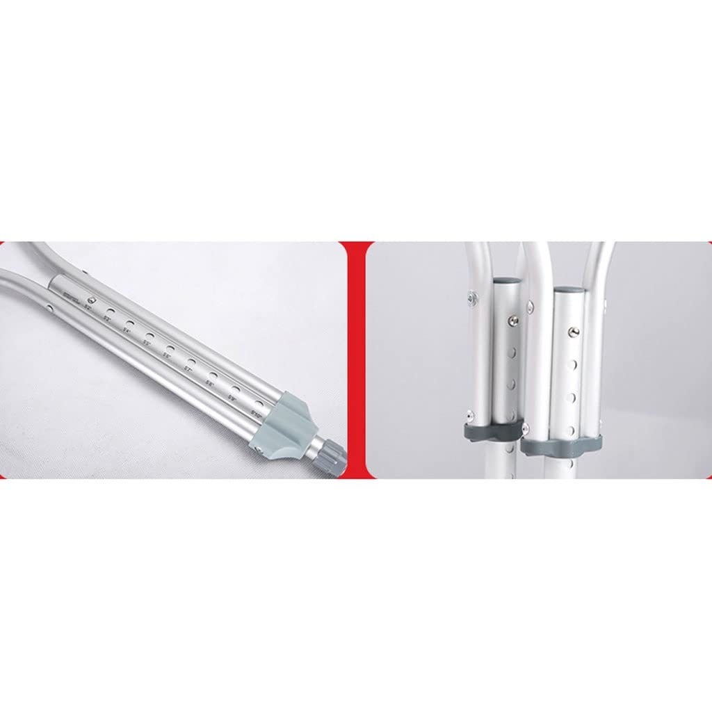 GCX- Muletas for Las Axilas, muletas for Personas Mayores, bastón Ligero, bastón Antideslizante médico, telescópico Ajustable en Altura Firma (Size : 112-132cm)
