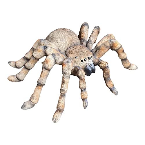 Aspinaworld Gartenfigur für außen, Vogelspinne 26 cm breit, Figur für den Garten, wetterfeste Deko