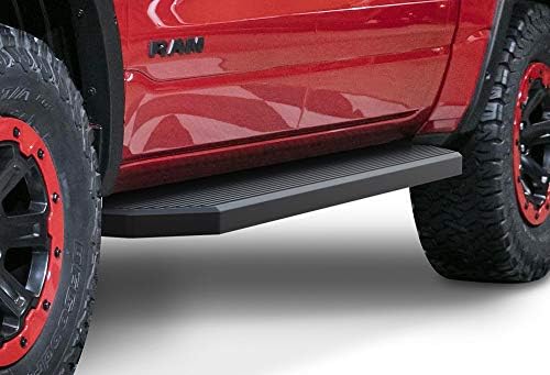 APS 6-inch (Black Stainless Steel Flat Style) Running Boards Nerf...