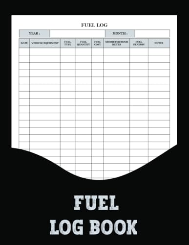 Fuel Log Book: Track fuel costs easily with this logbook, which is perfect for contractors, drivers, and small business owners.