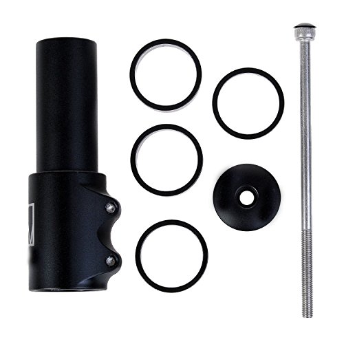 Weanas Bike Stem Riser, MTB Handlebar Riser Extender Bicycle Alloy Head up Adapter for Mountain Bike, Road Bike, MTB, BMX (1-1/8" Riser) - Thumbnail 4