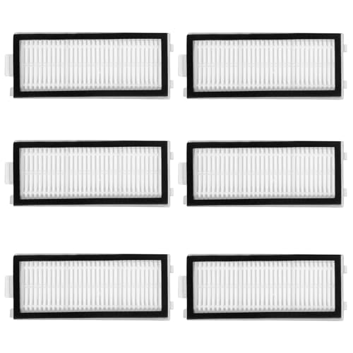 Heykewi 6 Stück HEPA Filter für Roborock Qrevo Master/Qrevo Slim/Qrevo Curv 2 Flow/Saros Z70 Roboter staubsauger Filter Ersatzteile