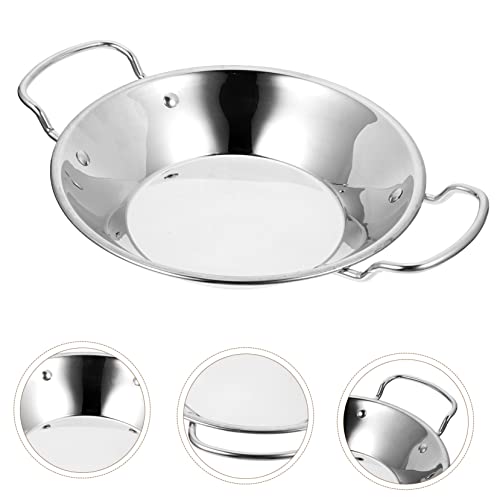 Wok de acero inoxidable con doble asa COLLBATH miniatura 5