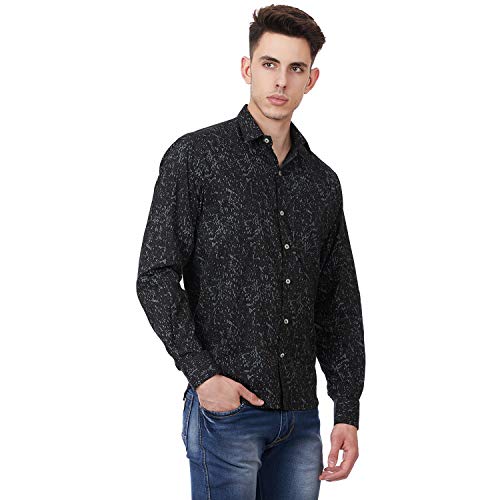 Image of TAHVO Men's Regular Fit Long Sleeves Cotton Formal Shirt