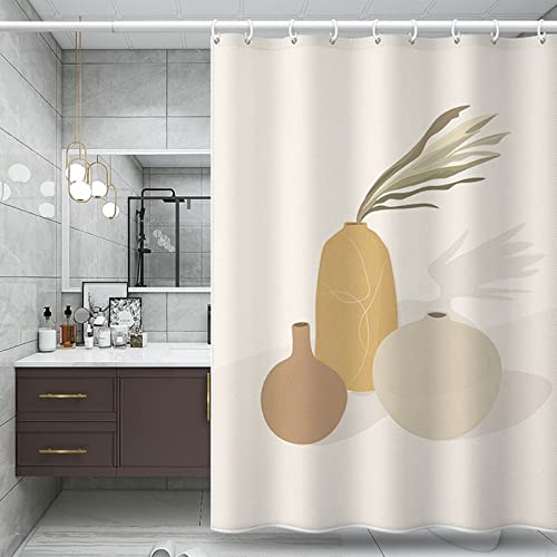 Rideau douche polyester lavable pour baignoire et douche italienne - 5