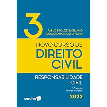 Capa do livro Novo curso de direito civil -responsabilidade civil - 20ª edição 2022