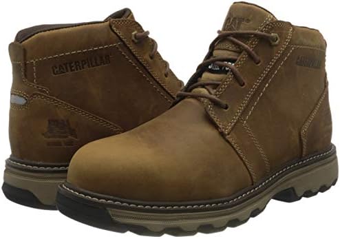Caterpillar Men's Parker St S1 P HRO SRA Industrial Boot, Dark Beige, 8 | Image 6