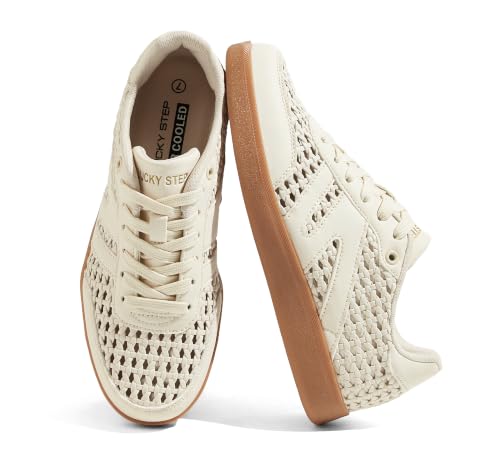 Image of LUCKY STEP Women Retro Gum Sole Fashion Sneakers