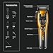 VGR 668 Hair Clippers for Men Professional, 11000 RPM Vector Motor Barber Clippers Cordless Ceramic & DLC Blade Hair Cutting Kit, Metal Body 3 Modular Replaceable Body Lids with Travel Case