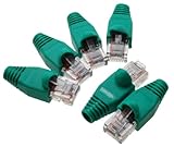 Applications réseau Ethernet CablesOnline TS-UL02-6 Lot de 6 fiches Ethernet Vert 10/100 4 paires
