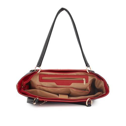 Image of Caprese Shelby Tote Bag, Large | Stylish Handbag for Women with 17 inch Laptop Compartment | Detachable Sling Strap & Top Zip Closure| Perfect for Office & Daily Use