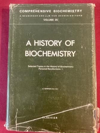 Selected Topics in the History of Biochemistry: v. 1: Personal Recollections book cover