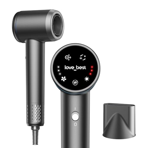 Hair Dryer, Professional Ionic Hair Dryer for Fast Drying, Low Noise and Quiet, Lightweight...