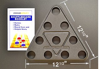 Zieglerworld Table Shuffleboard Bowling White Pins - Pinsetter - Rules & Regulation Booklet & Scoring Chart #TOP2