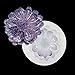 PENKOHOME 3 Pcs Resin Flower Molds Silicone Casting Molds 3D Flower Blossoms Casting Molds Jewelry Pendant Mould Casting Mold Epoxy Mold for DIY Gift Jewelry Necklace Pendant Craft Making