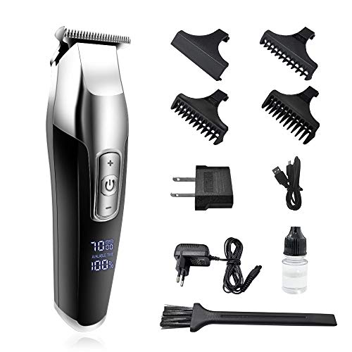 Diamerd Hair Clippers for Men, Clippers for Hair Cutting, LED Display Professional Cordless Hair Trimmer Grooming Kit for Barber/Personal