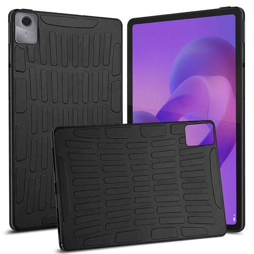 Image of TGK Rugged Back Cover for Lenovo Idea Tab 11 inch 2025 Case TB-336ZU TB-336FU Black