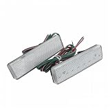 Reflector de parachoques Compatible Con Master 1999-2005 2006 2007 2008 2009 2010 Reflector De Parachoques Trasero Izquierdo Derecho Luz De Marcha Atrás De Freno 9160858