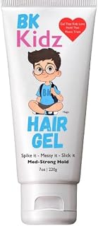 BK Kidz Boys Hair Gel 7 oz - Strong Hold for Kids & Toddlers, Spike It, Messy It, Slick It Styling, No Flake All-Day Hold