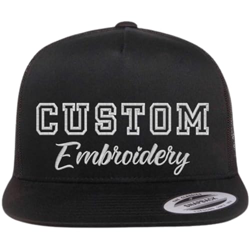 Custom Text Logo Embroidered Cap