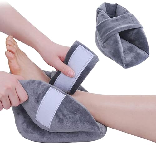 Oreiller de protection de talon anti-escarres pour patients alités (1 paire de coussins)