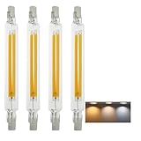 IRC > 80 : Remplacer vos ampoules à incandescence par nos R7S LED restitue les couleurs authentiques des objets et crée une lumière plus vive et naturelle, pour un rendu des couleurs éclatant et fidèle. Sans scintillement, sans bourdonnement, sans mercure, plus sûr pour la santé