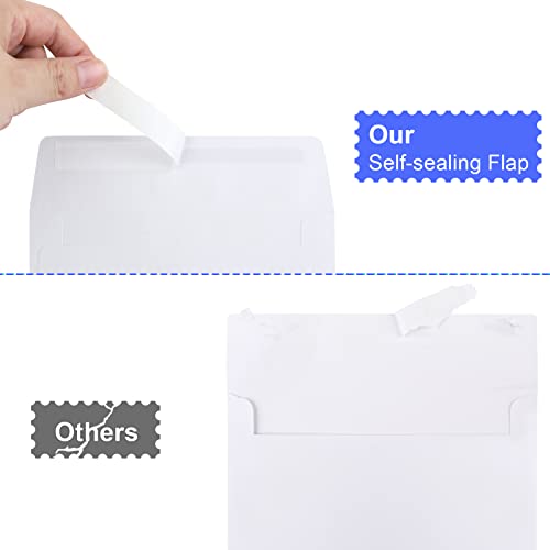 Image of Blank Cards and Envelopes 4x6, 30 Pack White Invitation Cardstock with 30 Pack Envelopes, Thank you Blank Greeting Cards, for All Occasions DIY, Print custom