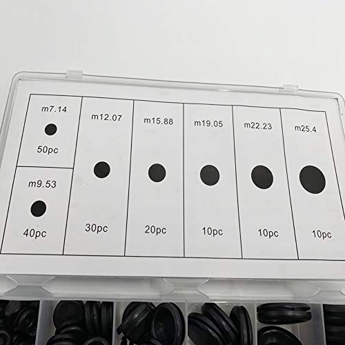 170Pcs Rubber Grommet Firewall Hole Plug Set Electrical Wire Gasket Wonderful #TOP5