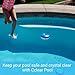 Cclear Pool Chlorine Floater for 3 inch Chlorine Tablets, 40% Thicker Walls, 7 inch Large Chlorine Dispenser for Inground and Above Ground Swimming Pool, 2 Year Warranty (for 3-inch Chlorine Tablets)