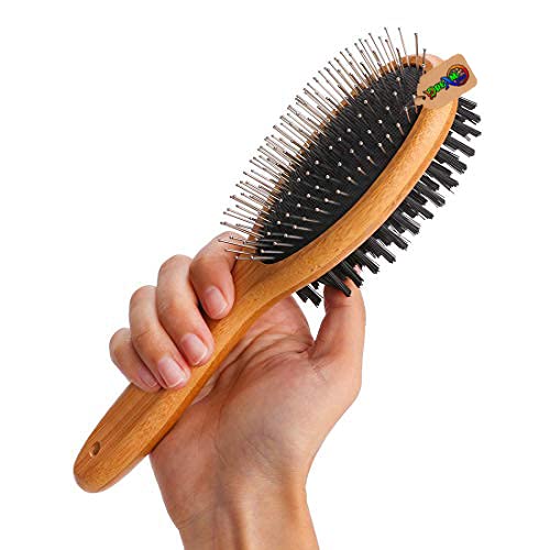 See full amazon price history chart for DreamAuro Eco Friendly Wood Pet Grooming & Deshedding Double Sided Pin & Bristle Brush for Long or Short haired Dogs and Cats (Medium Size) DreamAuro Eco Friendly Wood Pet Grooming & Deshedding Double Sided Pin & Bristle Brush for Long or Short haired Dogs and Cats (Medium Size) (B086R2J7MD) Amazon Price History, Amazon Price Tracker