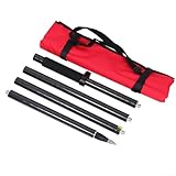 rtk 7 Tragbar und einfach zu transportieren: Jeder Abschnitt der Stange ist 45 cm lang, wodurch sie leicht zu tragen und zu transportieren ist. Egal, ob Sie ein Auto, einen Trolley oder einen großen Rucksack verwenden, diese Vermessungsstange ist im Hinblick auf Portabilität konzipiert.