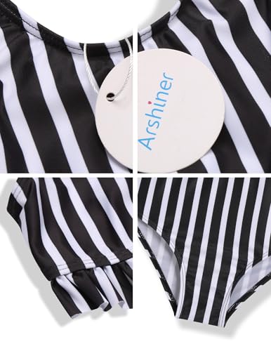 Image of Arshiner Girls Bikini Beach Swimwear 2 Piece Swimsuits Floral Printing Bathing Suits