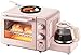 ZFQZKK Toster Piekarnik Śniadanie Maszyna 8L Electric Mini Piekarnik Ekspres Do Kawy Jajka Patelnia 3 W 1 Chleb Domowy Pizza Piekarnik Grill Wielofunkcyjny Piece Halogenowe Piece jajecznica super