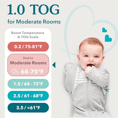 love to dream swaddle up baby sleep sack self-soothing swaddles for newborns improves sleep snug fit helps calm startle reflex new born essentials for baby small 8-13lbs gray