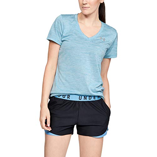 Image of Under Armour Womens Tech V-Neck Twist Short-Sleeve T-Shirt