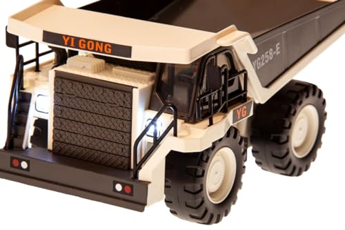 s-idee® BC1041 weiß RC Kipper LKW 1:24 Metallteile 2,4 GHz 9 Kanäle Licht und Sound