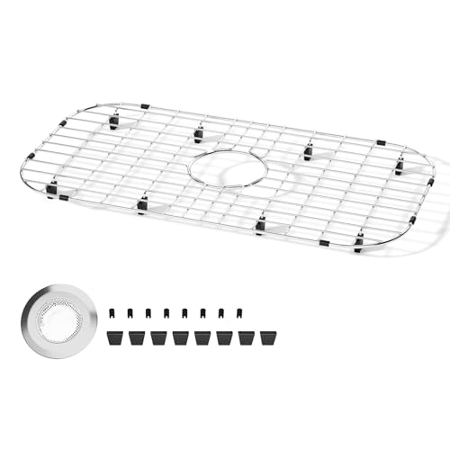 taiheis 26" x 14"Sink Protectors for Kitchen Sink，Stainless Steel Sink Protectors，1Pack