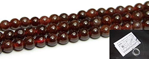 Amazon.co.jp: g3-501K ○3mm○ガーネット 1連39cm 通し針、解説書