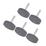 M METERXITY 5-Pack Meules Abrasives Montées, Tige De 1/4 IN(6mm) En Oxyde D'Aluminium Pour...