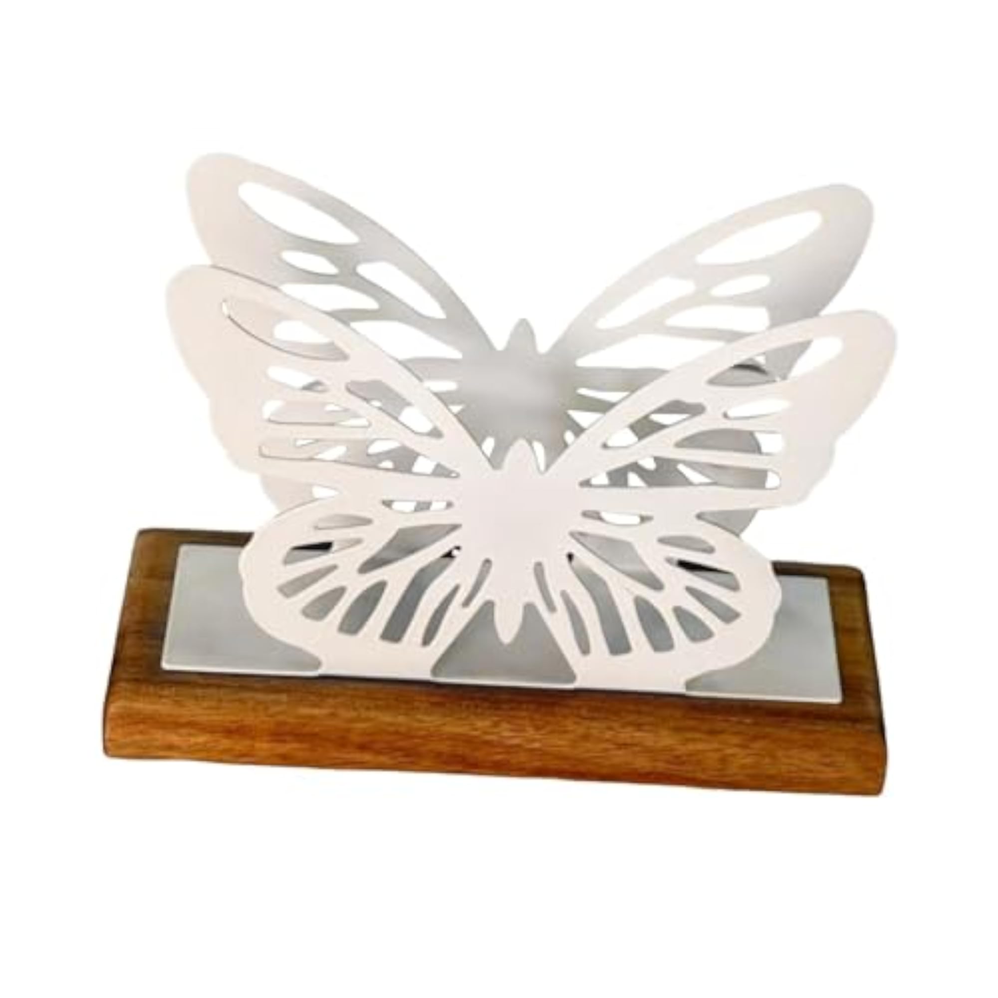 White Butterfly Napkin Holder for Table Use