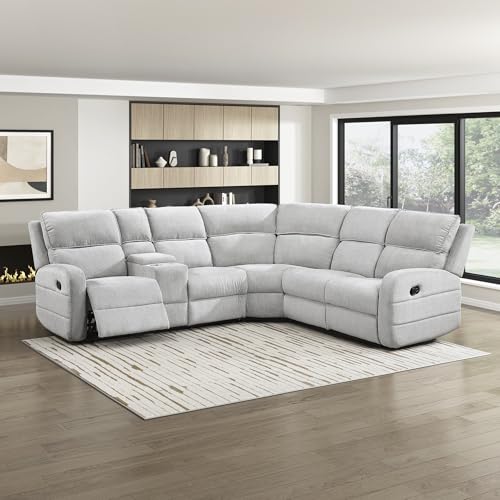 Lexicon L-Shaped Reclining Sectional Couch