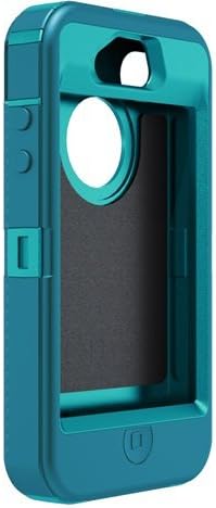 OTTERBOX DEFENDER SERIES Case and Holster for iPhone 4/4S - Retail Packaging - Teal/Blue