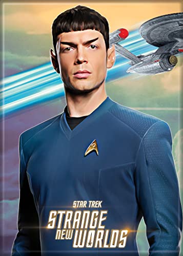 Imán decorativo Ata-Boy Star Trek Spock 2.5 x 3.5 pulg miniatura 1