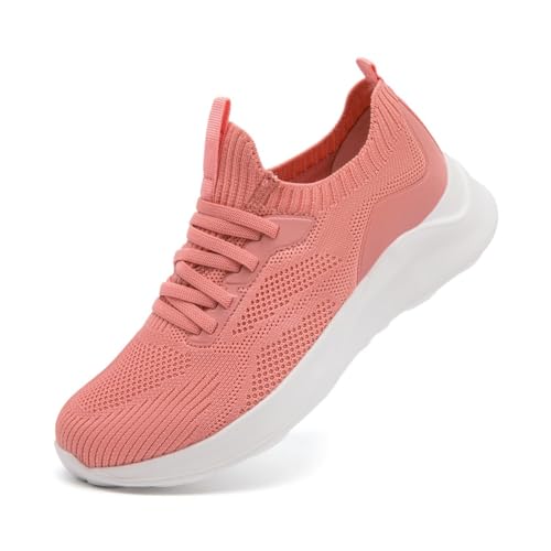 Image of DLWKIPV Womens Slip on Walking Tennis Shoes for Women Work Running Athletic Gym Sports Sneakers Lightweight Casual Shoe