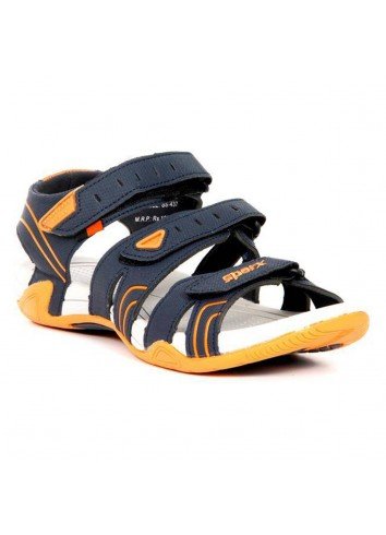 Sparx Men's Sandals- SS437(Blue Orange 